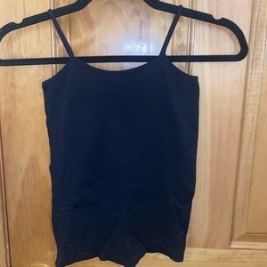 Black tank top